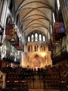 inside St. Paul's Catthedral