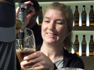 pouring my own Guinness!